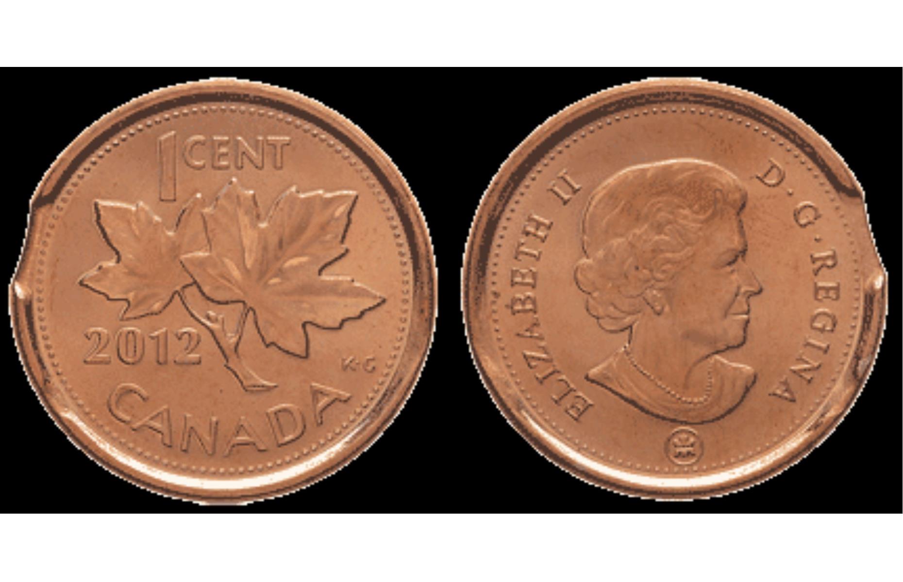 2012 Canada Double Clip Penny